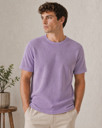 Men’s Premium Waffle T-Shirt Combo (Pack of 2)