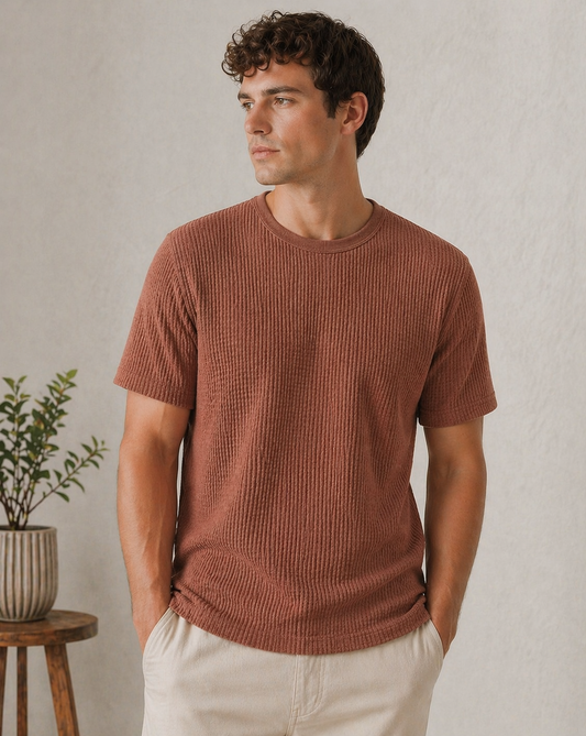 Men’s Premium Waffle T-Shirt Combo (Pack of 2)